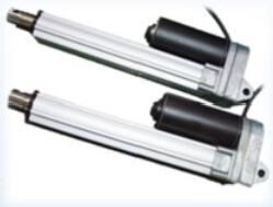 Pair of linear rams for swing gates