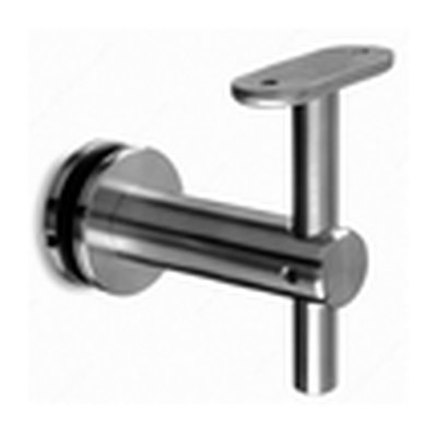 Handrail Bracket, Glass Mount, 316